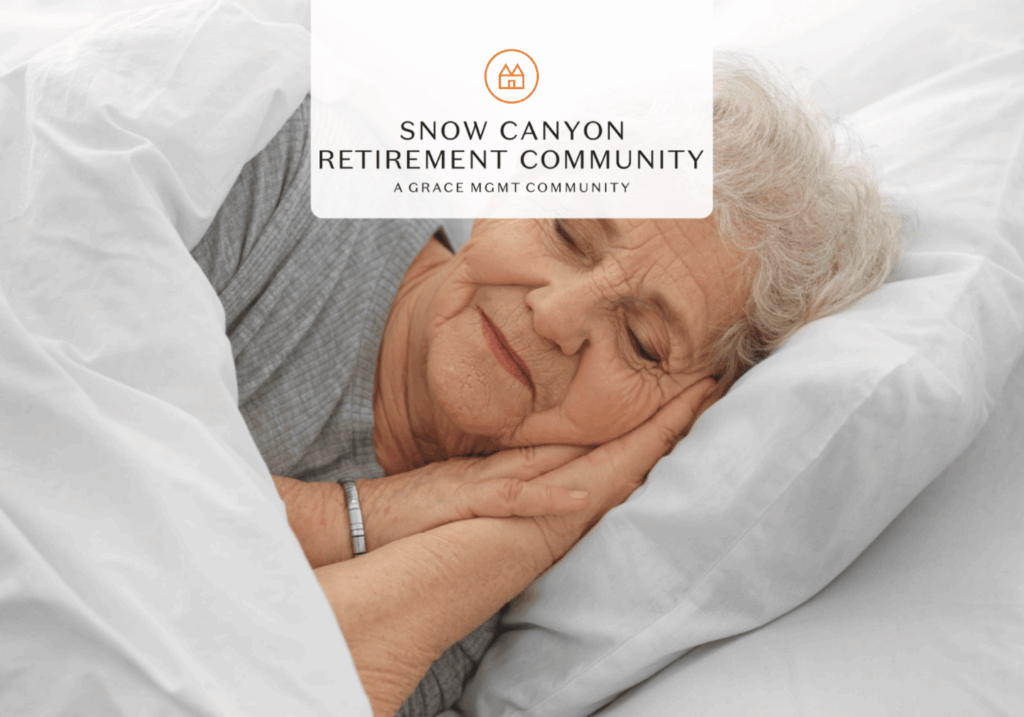 Snow Canyon - Sleep - Snow Canyon older adult women sleeping